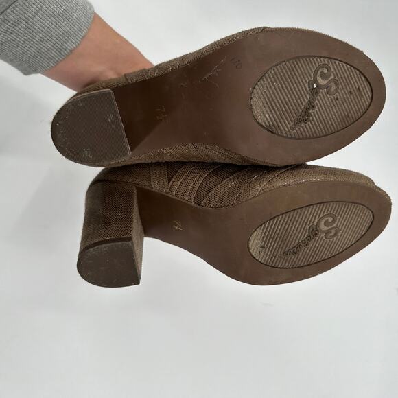 SEYCHELLES Eternity Peep Toe Lace Up Open Toe Oxford Bootie // 7.5 - Picture 8 of 11